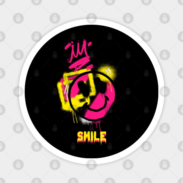 Just Smile Magnet by NB-Art